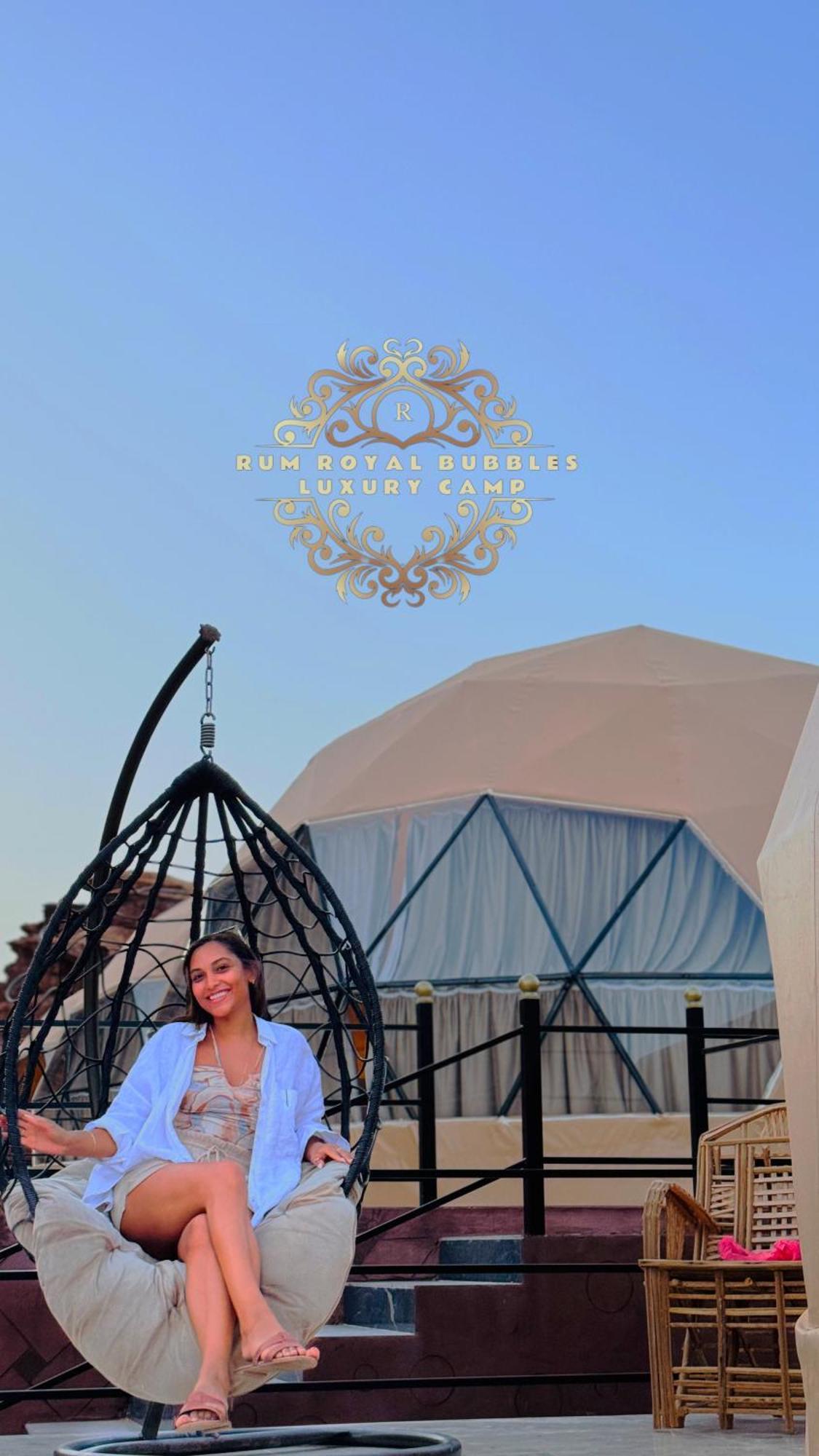 Rum Royal Bubbles Luxury Camp Apartment Wadi Rum Ngoại thất bức ảnh