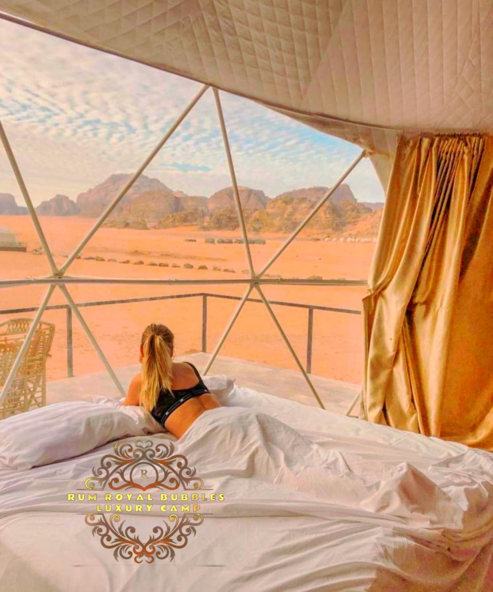 Rum Royal Bubbles Luxury Camp Apartment Wadi Rum Ngoại thất bức ảnh